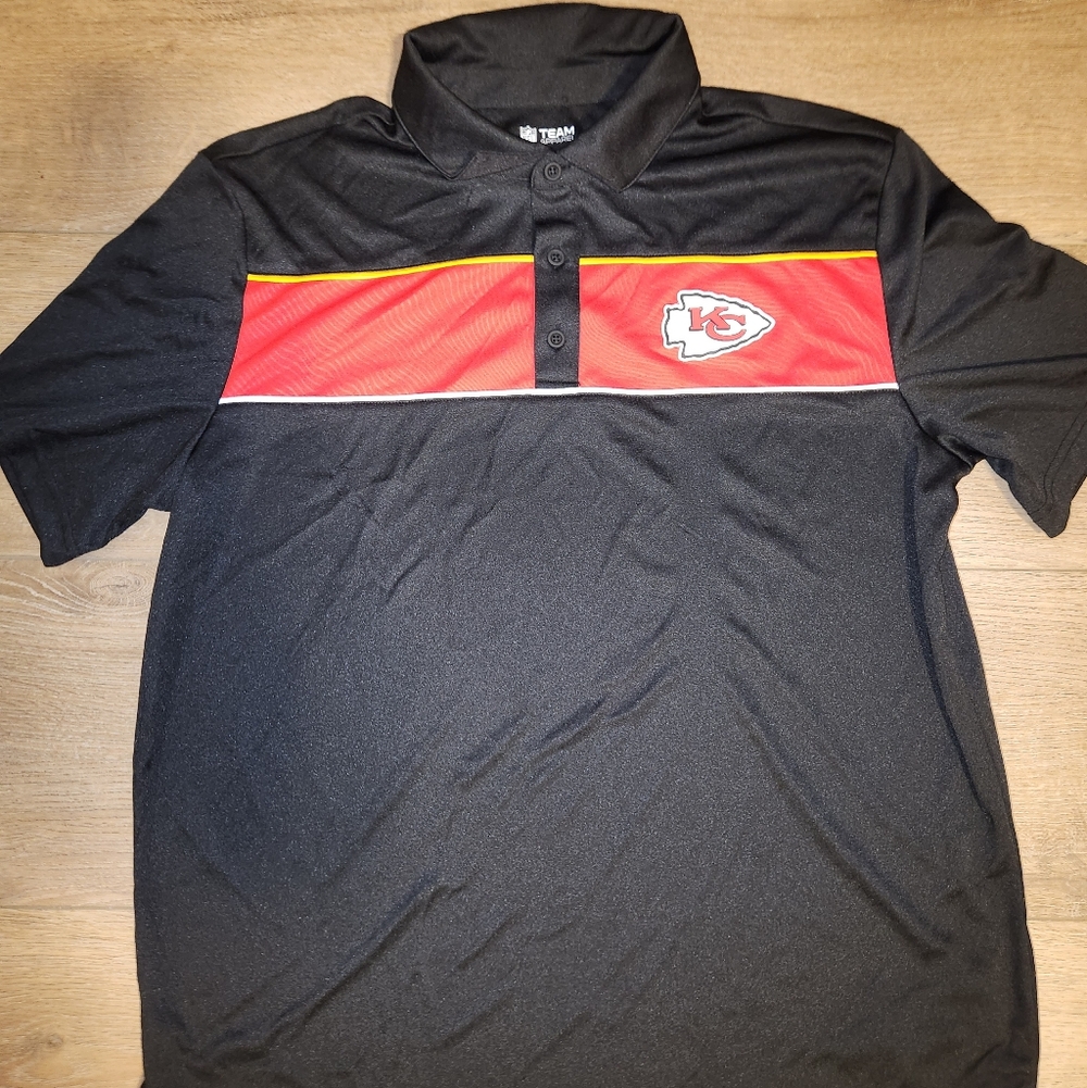 Kansas City Chief Men's Team Appearl Polo Sz XL NWT